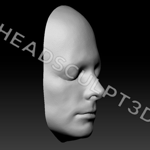 MartyMcFlyMichaelJfoxheadscan6.jpg Michael J Fox Marty McFly Lifecast 3D Scan Head Likeness (Back To The Future, Teen Wolf) (Raw & Clean version)