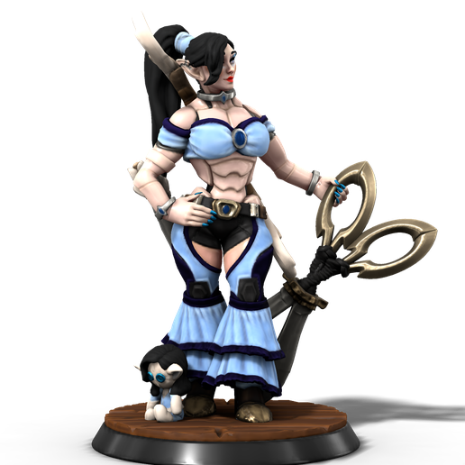 Warforged Female - 3D model önizlemesi