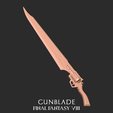 1.png Final Fantasy 8 - Gunblade 3D print model