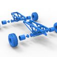 71.jpg Diecast Chassis of Wheel Standing Mega Truck Scale 1:25