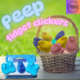 Peep.png Peep Clicky Chicky Fidget and Keychain