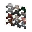 Benchs-02.JPG Miniature concrete park benches prop 3D print model