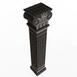 Wireframe-Low-Column-Capital-01002-4.jpg Column Capital 01002