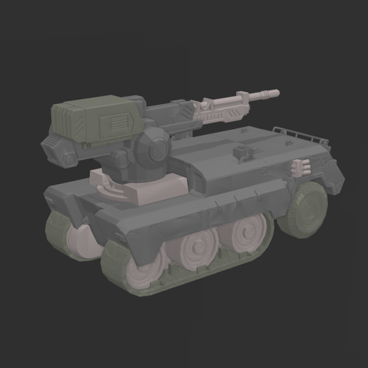 🦸 CV-T-020 BAWS Combat Vehicle Model Kit (Armored Core 6) 30MM Scale ...