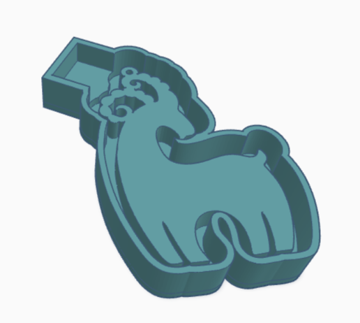 Capricorn-Ram-Cookie-Cutter-with-Inner-Stamp-3D-Print-STL-3.png Stylized Ram & Goat Silicone Mold Master Model | 3D Printable STL for Casting