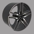 03amg.jpg 1/24 scale 19" AMG wheel for Mercedes E63