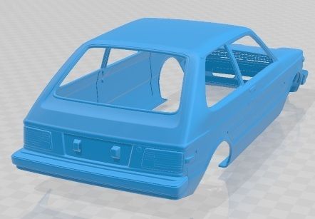 🚗 Toyota Starlet KP61 Printable Body Car・ 3D File for 3D