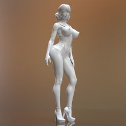 7cloth-b.jpg Файл STL Азиатская девушка миниатюрная・Дизайн 3D принтера для загрузки, Procion
