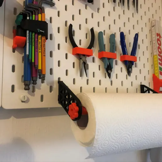 IKEA Skadis kitchenroll holder