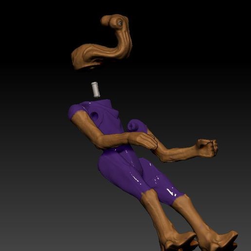 ScreenShot943.jpg Star Wars .stl Hammerhead .3D action figure .OBJ Kenner style.