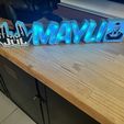 First name LED TO ASSEMBLE Mayli Jul