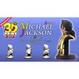 3.jpg Michael Jackson 3D model-3d print stl files - 4 different busts 3D printing-ready