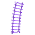 Curve-R600-15deg.stl New Train track for OS-Railway - fully 3D-printable railway system!