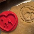 IMG_1606.JPG Cookie stamp with cookie cutter-  Staffbull in heart