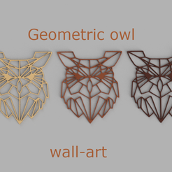 geometric-owl-wall-art-final.png Geometrische Eule Wandkunst