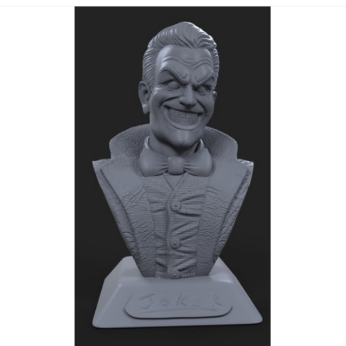 STL file Joker Bust・3D printing model to download • Cults