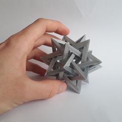 20200212_084435.jpg Archivo STL Cinco tetraedros que se intersectan・Diseño de impresora 3D para descargar