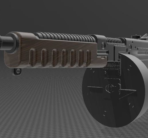 THOMPSON-GUN-2.JPG Pistolet Thompson avec tambour