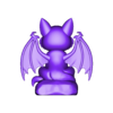 Cat_bat_obj.obj Holloween  Bat  Cat STL 3D model