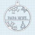 PAPA-NOEL-BALL.jpg CHRISTMAS TREE ORNAMENT WITH THE WORD "PAPA NOEL". CHRISTMAS TREE ORNAMENT WITH THE WORD "PAPA NOEL".