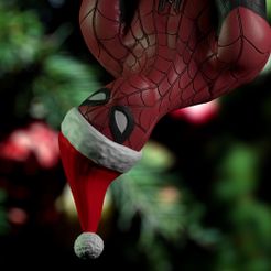 SPIDEY-CLAUS-2.jpg STL-Datei Spiderman Weihnachtsornament kostenlos herunterladen • Objekt für den 3D-Druck, MarvelFansUk