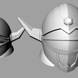 helmet.jpg Helmet manga defender Power Rangers Lost Galaxy 3D print model