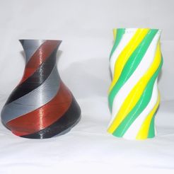 63c85d8fea3a65f4a0888e30607c53a7_display_large.JPG Free STL file Multiple Extrusion Vases・3D printable design to download