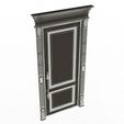 Wireframe-32.jpg Carved Door Classic 01602 Black