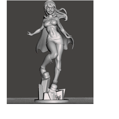 Sin título.png Descargar archivo STL gratis SUPER GIRL • Modelo imprimible en 3D, ixaaxx24