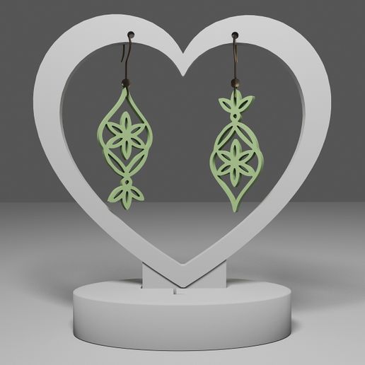 Abstract ethnic earrings