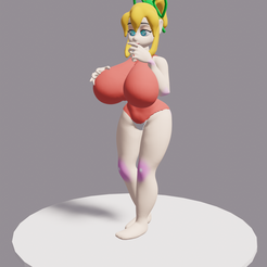 Roll-Mega-Man.png STL-Datei Roll - Mega Man・Modell zum Herunterladen und 3D-Drucken