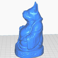 fbleft.png Free STL file French Bulldog Buddha (Canine Collection)・3D printable object to download, ToaKamate