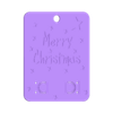 NTLMNC034.stl 🎅 Christmas Money Card holder - by AM-MEDIA (money card, Christmas gift, Money gift, Christmas Cash gift, Teen gift, Christmas gadget)