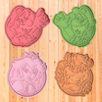 MARIO-KIT-1.png Mario Bros cookie and dough cutter - Cookies