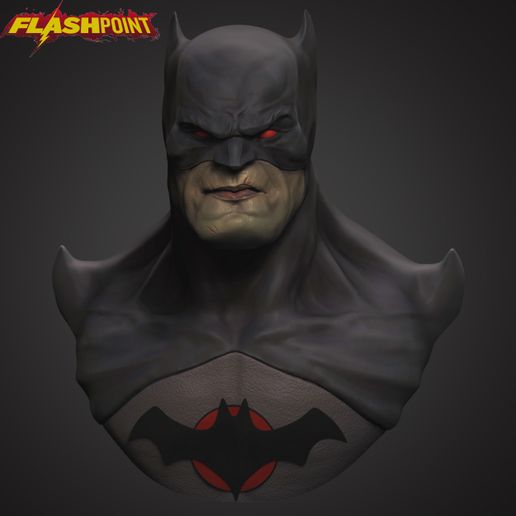 Batman Thomas Wayne Bust 3D model