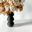 untitled-2157.jpg The Orbos Vase, Modern and Unique Home Decor for Dried and Preserved Flower Arrangement  | STL File