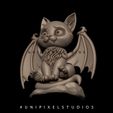 Holloween-cat-bat-3D-STL-3d-modeling-3ddesign-stlfile-holloweenstl-3dsculpting-3dmodleing-3dprint.jpg Holloween  Bat  Cat STL 3D model