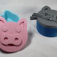 Boxes.jpg 3D Pig Pet Piggy Container Box