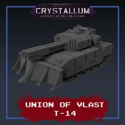 cults-t14.jpg Free STL file Vlast T14 Drakon Tank・3D printer design to download, CrystalGameContent