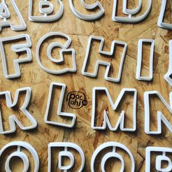 IMG_3908.JPG Alphabet cutter alphabet cookie cutter 6cm alphabet letters