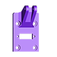 PannelDue_5__Kossel_Hinge_with_connector.stl Hinge support for delta extrusion printer (paneldue 5)