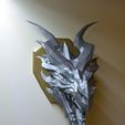 79fa2fcf193875c9d0b5fcf82b6efb66_display_large.JPG Skyrim Alduin Dragon wall Trophy