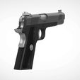 019.jpg Remington 1911 Enhanced pistol from the game Tomb Raider 2013 3D print model3