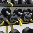 IMG_1744.jpg Gym MINI DUMBBELL RACK kaufen 1 Modell & erhalten 24 kostenlose Modell einfach zu drucken Sport