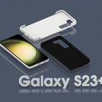 S23-CASE-ONE.png STL file Samsung Galaxy s23+ case (two designs)・Model to download and 3D print