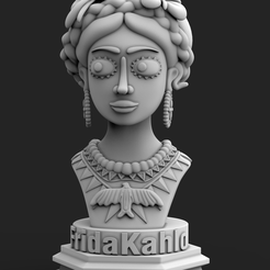Frida_front.png Frida Kahlo bust