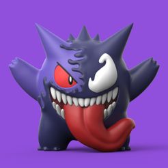 Venom_Gengar05.jpg Fichier STL POKEMON - GENGAR VENIMEUX・Plan pour impression 3D à télécharger