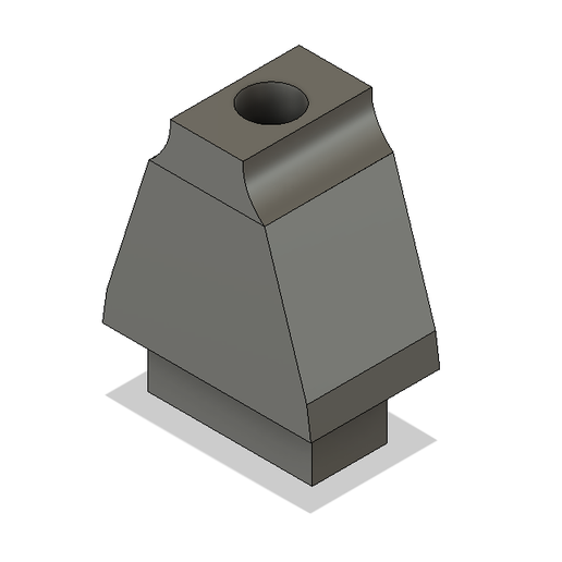 Vintage Sound System Button 3D model preview