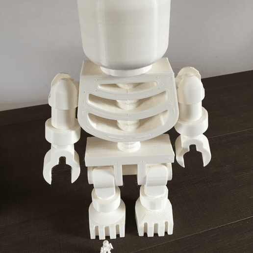 Giant Lego Skeleton 3D model