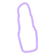 Contorno.stl Lipstick cookie cutter